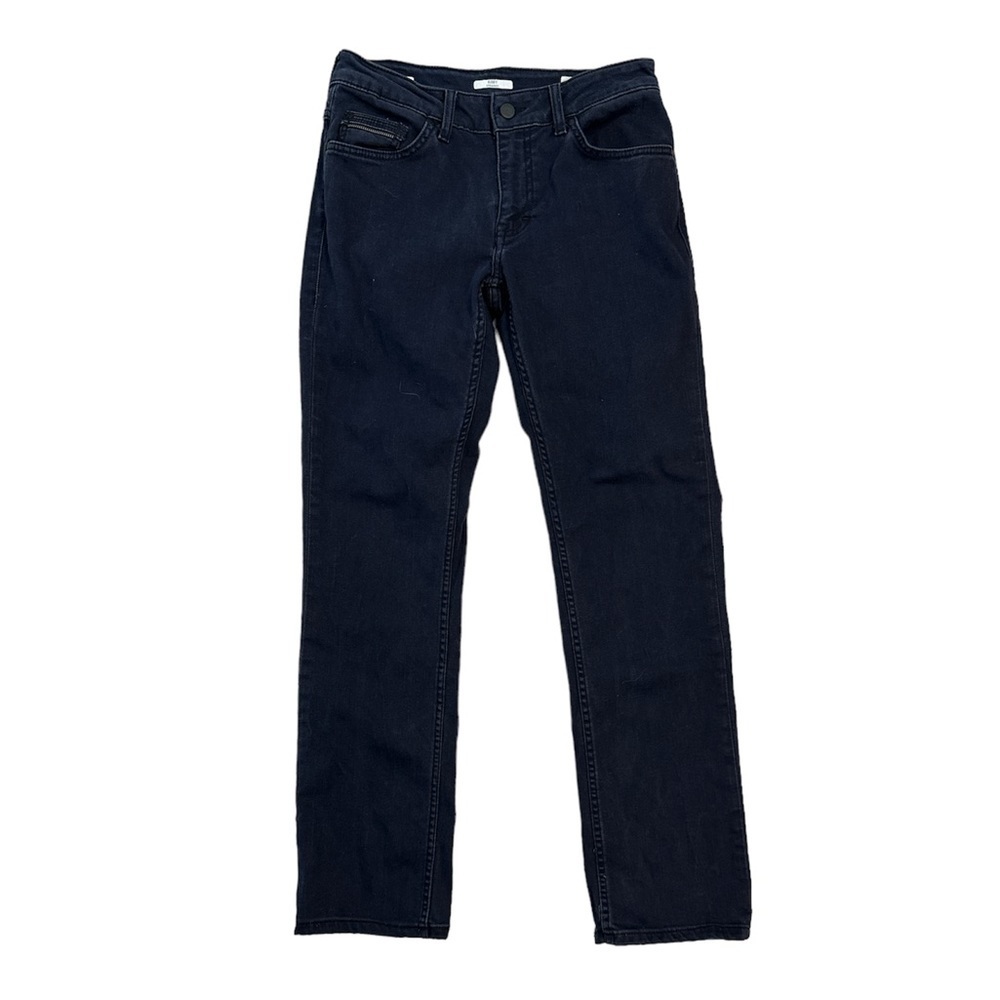 Mustang Dark Wash Sissy Straight Comfort Fit High Rise W29 L32
